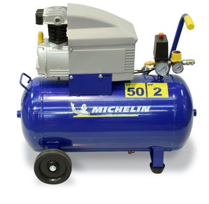 Compresseur d'atelier, 50 litres 2 cv MB50 230 volts, MICHELIN