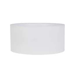 Abat-Jour Tube, 40 Cm, Toiline, Blanc-Blanc N°0 Inspire