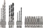 Coffret De 19 Pièces Perçage / Vissage Multimatériau Bosch