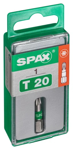 Embout de vissage étoile T20 pour vis de diam. 4 et 4.5 mm