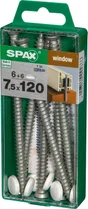 Lot De 6 Vis Acier Tête Fraisée Torx Spax, Diam.7.5 Mm X L.120 Mm