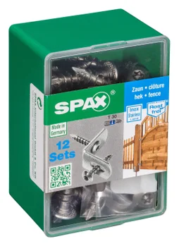 Lot De 12 Vis Inox Tête Fraisée Bombée Torx Spax, Diam.7 Mm X L.35 Mm