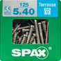 Lot De 125 Vis Inox Tête Cylindrique Spax, Diam.5 Mm X L.40 Mm