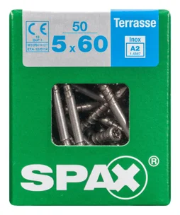 Lot De 50 Vis En Acier Inoxydable, Empreinte Torx, 5X60 Mm