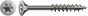 Lot De 25 Vis Inox Tête Fraisée Torx Spax, Diam.4 Mm X L.35 Mm