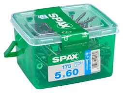 Lot De 175 Vis Inox Tête Fraisée Torx Spax, Diam.5 Mm X L.60 Mm