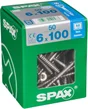Lot De 50 Vis Inox Tête Fraisée Torx Spax, Diam.6 Mm X L.100 Mm