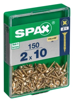 Lot De 150 Vis Acier Tête Fraisée Pozidriv Spax, Diam.2 Mm X L.10 Mm