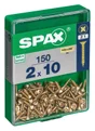 Lot De 150 Vis Acier Tête Fraisée Pozidriv Spax, Diam.2 Mm X L.10 Mm