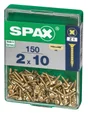 Lot De 150 Vis Acier Tête Fraisée Pozidriv Spax, Diam.2 Mm X L.10 Mm