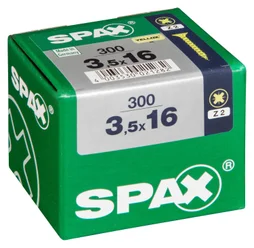 Lot De 300 Vis Acier Tête Fraisée Pozidriv Spax, Diam.3.5 Mm X L.16 Mm