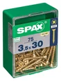 Lot De 75 Vis Acier Tête Fraisée Pozidriv Spax, Diam.3.5 Mm X L.30 Mm