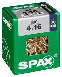 Lot De 300 Vis Acier Tête Fraisée Pozidriv Spax, Diam.4 Mm X L.16 Mm