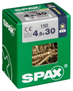 Lot De 150 Vis Acier Tête Fraisée Pozidriv Spax, Diam.4.5 Mm X L.30 Mm