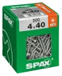 Lot De 500 Vis Acier Tête Fraisée Torx Spax, Diam.4 Mm X L.40 Mm