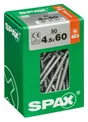 Lot De 50 Vis Acier Tête Fraisée Torx Spax, Diam.4.5 Mm X L.60 Mm