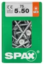 Lot De 75 Vis Acier Tête Fraisée Torx Spax, Diam.5 Mm X L.50 Mm