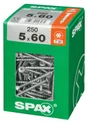 Lot De 250 Vis Acier Tête Fraisée Torx Spax, Diam.5 Mm X L.60 Mm
