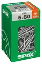 Lot De 150 Vis Acier Tête Fraisée Torx Spax, Diam.5 Mm X L.80 Mm