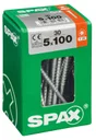 Lot De 30 Vis Acier Tête Fraisée Torx Spax, Diam.5 Mm X L.100 Mm