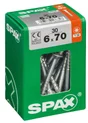 Lot De 30 Vis Acier Tête Fraisée Torx Spax, Diam.6 Mm X L.70 Mm
