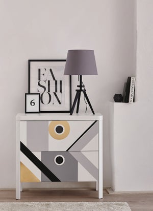 Revêtement Adhésif Uni Laqué, Noir, 2 M X 0.67 M
