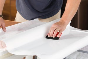 Revêtement Adhésif Uni Laqué, Blanc, 2 M X 0.67 M