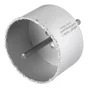 Trépan Parpaing Multimatériau, Diam.Trépan De Plus De 80 Mm Wolfcraft