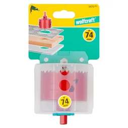 Trépan Multimatériau 6 Pans Wolfcraft 5475000, Diam.74 Mm