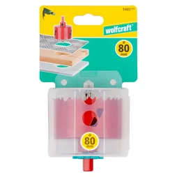 Trépan Multimatériau Wolfcraft 5485000, Diam.80 Mm