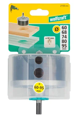 Scie Cloche T10 Diam.60/68/74/80/95 Mm Wolfcraft