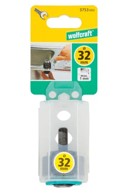 Emporte-Pièces Diam.32 Mm Wolfcraft 3753000 Pour Inox Et Plastique