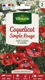 Coquelicot simple rouge rouge