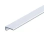 Cornière Inégale Aluminium Anodisé, L.1 M X L.1.4 Cm X H.1 Cm