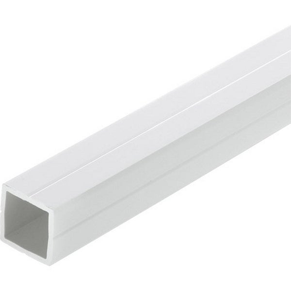 Tube Carré Pvc Mat, L.1 M X L.2.35 Cm X H.2.35 Cm