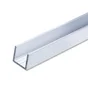 U Carré Aluminium Brut, L.1 M X L.2.35 Cm X H.2.35 Cm