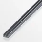 Double U Aluminium Brut, L.2 M X L.1.59 Cm X H.1 Cm