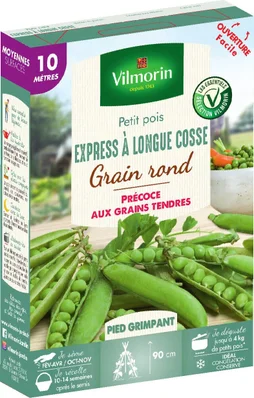 Graine potager Pois express à longue cosse VILMORIN