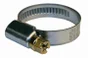Lot de 2 colliers de serrage en inox l.8 mm diam.min. 18 mm - maxi 28 mm