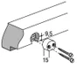 Gâche Pour Serrures Multipoint Encastrées, Thirard