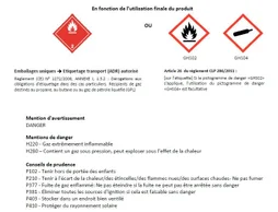 Consigne de gaz butane 13 kg