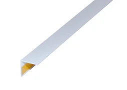 Cornière Égale Pvc Mat, L.2.5 M X L.1 Cm X H.1 Cm