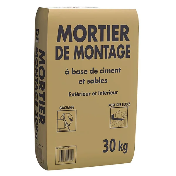 Mortier prêt à l'emploi, PRB, 30 kg