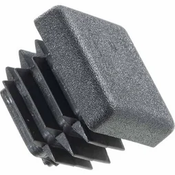 Lot De 2 Embouts Carrés Pvc Mat, L.29.5 Mm