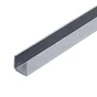 U Carré Acier Brut, L.2 M X L.1.6 Cm X H.1.6 Cm