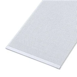Tôle Aluminium Perforée Anodisé Gris L.25 X L.50 Cm Ep.0.7 Mm