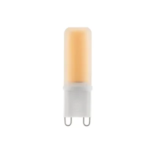 Ampoule led bulbe g9 verre 2,2w=25w 250 lm depolie 2700k lexman