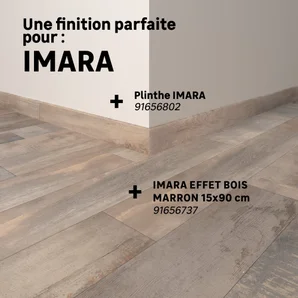 Carrelage sol intérieur effet bois marron naturel Imara l.15 x L.90 cm ARTENS