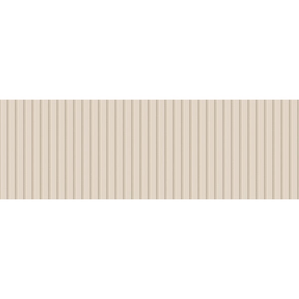 Carrelage mur intérieur effet relief strié beige Arctic l.30 x L.90 cm ARTENS 