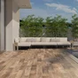Carrelage sol extérieur effet bois naturel Imara l.15 x L.90 cm ARTENS